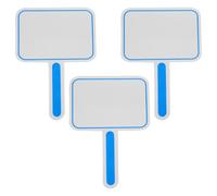 Générique Lot de 3 Tableaux Blancs Effaçables à Sec 20X30 CM Palette de Vote Portable Tableau Pratique pour Juges et Arbitres pour Événements Sportifs et Compétitions