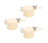 Générique Lot de 3 Vannes à Miel en Plastique Blanc Accessoire Apicole pour Extracteur de Miel Pratique et Solide pour Cuve et Seau D’Embouteillage Matériel Apiculture Professionnel