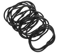 Générique Lot de 30 Anneaux Fer Noir, Crochets Robustes et Design Unique pour Rideaux de Bain, Structure Simple pour Salle de Bain