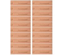 Générique Lot de 30 Étuis à Crayons en Papier Kraft, Pliables et Pratiques, pour Organisation de Papeterie, Faciles à Utiliser, Couleur Kaki, pour Garçon et Filles
