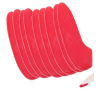 Générique Lot de 30 Protège-pointes de Couteaux Rouges en Plastique, Housses de Coupe Lavables et Résistantes, Accessoires Cuisine pour Protection Embout Couteaux et Sécurité Domestique,