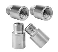 Générique Lot de 4 Adaptateurs de Pédales de Vélo en Acier Chrome-molybdène, Rallonges de 20mm Résistantes à l'usure, pour Entraînement Sportif et Sortie en Plein Air
