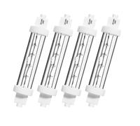 Générique Lot de 4 Ampoules chauffantes R7S, Ampoules halogènes linéaires de 118 mm, idéales pour Les buffets, Les événements avec Traiteur - Lampes halogènes Alimentaires,300W
