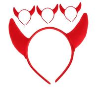 Générique Lot De 4 Bandeaux De Coiffure Pour Halloween Cosplay Anniversaire Cornes Décoratives Cerceaux Spectacle Fête Thème Cornes Démons Accessoires De Déguisement Pour Femmes