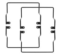 Générique Lot de 4 Barres Antidérapantes en Fer 6x80x210 Mm pour Matelas, Supports de Maintien pour Lit, Butées de Cadre pour Empêcher Le Glissement du Matelas au Pied du Lit, Usage Chambre