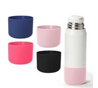 Générique Lot de 4 Bottes en Silicone pour Bouteille d'eau Owala 710 ML, 946 ML,1180ml - Housse de Protection Antidérapante pour Le Fond, Compatible avec FreeSip, Twist et Flip