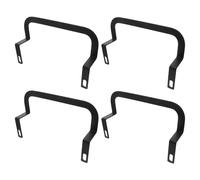 Générique Lot de 4 Butées Antidérapantes en Fer Noir 20x50x265mm pour Matelas, Supports de Fixation pour Cadre de Lit, Bloque-Matelas Efficaces pour Chambre à Coucher, Empêchent