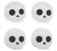 Générique Lot de 4 capuchons pour joysticks analogiques Switch, en silicone avec motif tête de mort, compatibles avec