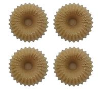 Générique Lot de 4 Couronnes de Cire fondante parfumée pour brûle-Parfum - Cookies Chocolat - Durée brulage 8 Heures Environ par Fondant - Cire de Soja - Parfum de Grasse