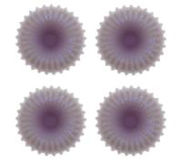 Générique Lot de 4 Couronnes de Cire fondante parfumée pour brûle-Parfum - Noël Blanc - Durée brulage 8 Heures Environ par Fondant - Cire de Soja Naturelle - Parfum de Grasse