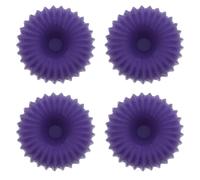 Générique Lot de 4 Couronnes de Cire fondante parfumée pour brûle-Parfum - Prune de Damas Rose Patchouli - Durée brulage 8 Heures Environ par Couronne - Cire de Soja Naturelle - Parfum de Grasse