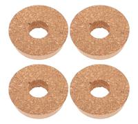 Générique Lot de 4 Couvercles Creux en Bois pour Vase Hydroponique, Ventilation Adaptée, Compatible Vase en Verre et Jardinière Hydroponique, pour Bureau et Petits Espaces