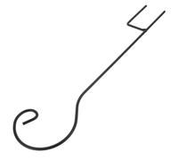 Générique Lot de 4 Crochets en Fer 11,5x42 Cm, Supports Multifonctions pour Pots de Fleurs, Lanternes Solaires et Mangeoires à Oiseaux, Crochet de Terrasse Robuste pour Jardin, Balcon