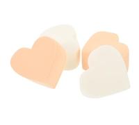 Générique Lot de 4 Éponges à Maquillage de Cœur Non Latex Douces et Polyvalentes pour Fond de Teint et Poudre Couleurs Aléatoires Outil Cosmétique Précis pour Visage Couleur Aléatoire
