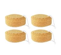 Générique Lot de 4 Éponges Nid D'abeille Exfoliantes Bain Éponge de Bain pour Garçon et Filles et Usage Quotidien