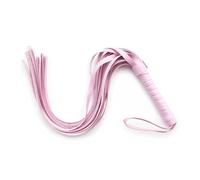Générique Lot de 4 fouets à cliquet Noirs, Fouet d'enseignement, Fouet en Cuir véritable, Fouet de Performance de fête, Outils d'entraînement équestre(Pink Whip)