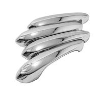 Générique Lot de 4 garnitures de poignée de porte extérieure chromées pour BMW X3/X4/X5/X6/X7/M5/3/5/6/G01/G02/G05/G06/G07