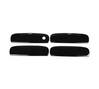 Générique Lot de 4 housses de poignée de porte extérieure de voiture en ABS, décoration de garniture, compatibles avec Charger 2011-2021, accessoires de décoration extérieure de voiture(Black)