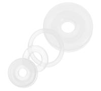 Générique Lot de 4 Joints en Caoutchouc pour Autocuiseur 4L/5L/6L Accessoires pour Soupape à Flotteur Bagues D’Étanchéité Résistantes à Haute Température Compatibles Autocuiseurs