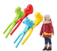 Générique Lot De 4 Moules à Boules De Neige, Pinces à Boules De Neige, Pinces à Bouless De Neiges, Pincess à Bouless De Neiges, Pincess pour Enfant, Garçons, Filles, été, Hiver, Plaisir