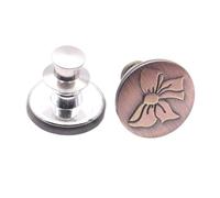 Générique Lot de 4 ou 8 épingles à Boutons réglables for Jeans, raidisseurs de Taille for Pantalons, sans Couture, Accessoires for vêtements(34,8pcs)