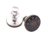 Générique Lot de 4 ou 8 épingles à Boutons réglables for Jeans, raidisseurs de Taille for Pantalons, sans Couture, Accessoires for vêtements(24,4pcs)