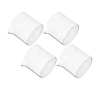 Générique Lot de 4 Petit Pichet à Lait en Verre 110 ml, Pichet Transparent pour Cappuccino et Eau, Récipient Mini pour Famille et Café, Verseur Simple