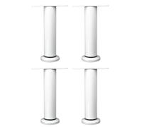 Générique Lot De 4 Pieds De Lit Réglables en Hauteur, Supports Robustes en Métal avec Languettes De Liaison, pour Cadre De Lit, Lattes Centrales Et Meubles