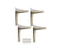 Générique Lot de 4 Pieds de Meuble Triangle,Pied de Canapé,Pied pour Meuble TV,Acier au Carbone