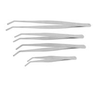Générique Lot de 4 Pinces à Épiler en Acier Inoxydable pour Jardinage, Outil Pratique et Léger, pour Jardin Potager et Modélisme