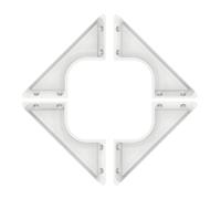 Générique Lot de 4 Renforts d'angle pour Armoire Compatible avec IKEA Besta - Équerres de stabilisation pour Meuble