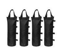 Générique Lot de 4 Sacs de Sable Vides, étanches et Renforcés pour Un Transport Facile, Adaptés Aux Pieds de Tente, Tonnelles, Parasols et Autres Objets, Doubles Poignées