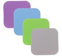 Générique Lot de 4 Tapis en Caoutchouc Antidérapants Carrés, Coussinets Multifonctions pour Ouvre-bocaux et Bouteilles, Dessous de Plat Résistants la Chaleur, Accessoires la Cuisine