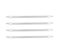 Générique Lot de 4 Tubes Chauffants en Quartz 25 Cm Élément Chauffant Électrique de Rechange pour Poêle Extérieur Compatible Chauffage Terrasse et Patio Pièce de Remplacement Solide