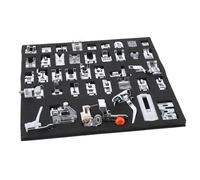 Générique Lot de 42 Pieds Multifonctions en Acier Inoxydable pour Machine à Coudre Domestique Pied pour Couture Patchwork et Quilting Compatible avec la Plupart des Tissus