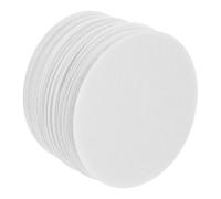Générique Lot de 48 Séparateurs de Plaques en Feutre Rond Blanc Réutilisables et Pliables pour Protection et Rangement D'assiettes, Bols et Vaisselle Lors du Stockage Transport