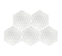 Générique Lot de 5 Autocollants antidérapants for Snowboard Stomp Pad à Monter soi-même, for Une Meilleure adhérence et résistance Accrue au Glissement Offre Une adhérence supplémentaire(White2)