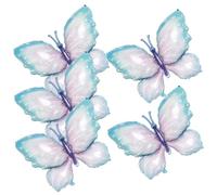 Générique Lot de 5 Ballons en Aluminium de Bleu Multicolore Décorations de Fête pour Baptême Anniversaire et Fête Prénuptiale Accessoires Photo pour Événements en Intérieur et Extérieur