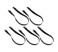 Générique Lot de 5 Bandes Élastiques Noires pour Poubelle 68-78 Cm, Attaches Antidérapantes pour Paquet Poubelle, Fixation Solide pour Corbeille la Cuisine et Extérieur, Accessoires