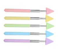 Générique Lot De 5 Bâtons D'Enseignement Rétractables Et Portables pour Enseignants Pointeurs De Lecture Télescopiques Pliables Extensibles pour Salle De Classe