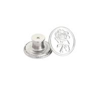 Générique Lot de 5 Boutons de Rechange for Jeans 17 mm sans Couture, kit de réparation de Boutons métalliques Amovibles sans Clous, Accessoires de Couture(15)