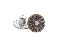 Générique Lot de 5 Boutons de Rechange for Jeans 17 mm sans Couture, kit de réparation de Boutons métalliques Amovibles sans Clous, Accessoires de Couture(29)