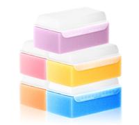 Générique Lot de 5 Brosses de Bain Sensorielle pour Bébé, Éponges Matériau Doux, Brosses Exfoliantes pour Cuir Chevelu, Accessoires Bain -né, Stimulation Tactile et Nettoyage