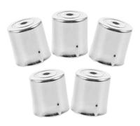 Générique Lot de 5 Capuchons de Magnétron pour Four à - Robuste Petite Taille Ronde Couleur Gris Clair Pièces Détachées Compatibles Multi-Marques Accessoires