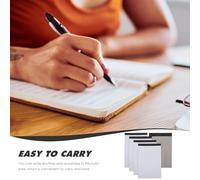 Générique Lot de 5 Carnets de Notes en Papier, 25 Feuilles Détachables, Portable et Simple, pour Bureau et Prise de Notes Professionnelle