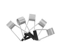 Générique Lot de 5 Ferme-portes à Ressort pour Porte en Bois avec Charnière à Fermeture Automatique, Butées en Caoutchouc, Ressort de Torsion Solide, Mécanisme Silencieux et