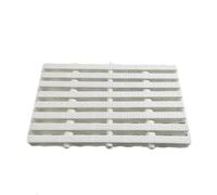 Générique Lot de 5 grilles de trop-Plein pour caniveaux de Piscine, couvercles de caniveau modulables pour Drainage intérieur/extérieur, Grille de Sortie Durable de 20 cm pour Une Gestion Efficace de