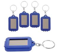 Générique Lot de 5 Lampes Torches Solaires LED Compactes Porte-Clés pour Activités Plein Air et Secours en Randonnée