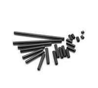 Générique Lot de 5 ou 10 entretoises rondes en aluminium noir, M2, M2.5, M3, M4, M5, for multirotors RC(35mm,M4 5PCS)