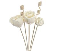 Générique Lot de 5 ou 6 bâtons roseaux en rotin, sans feu, for diffuseur parfums, décoration d'intérieur pour Cuisine,Bain,Salon(6PC Set 4)